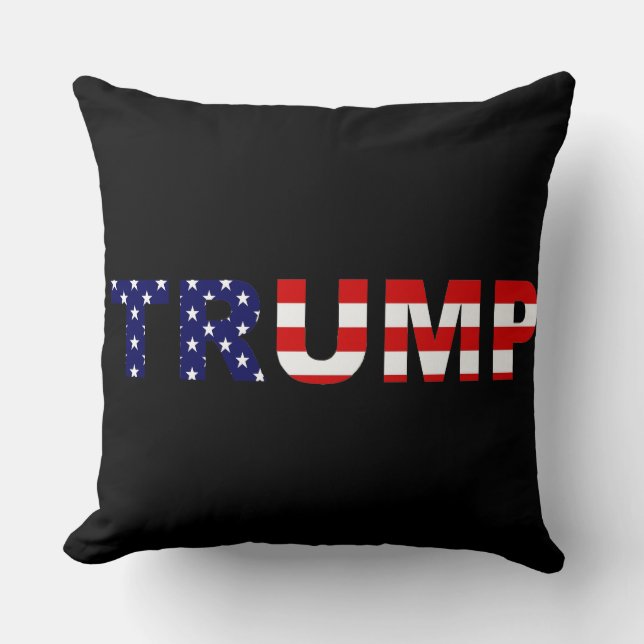 trump throw pillow (Front)