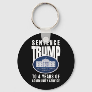 Trump To 4 Years Of Community Service 9  Keychain