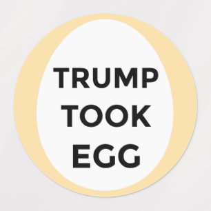 Trump Took Egg sticker set