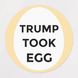 Trump Took Egg sticker set