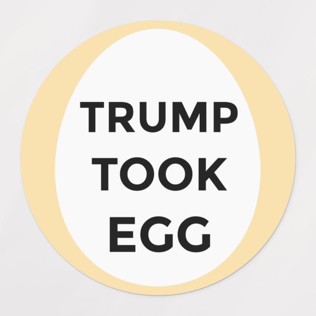 Trump Took Egg sticker set (Design 3)