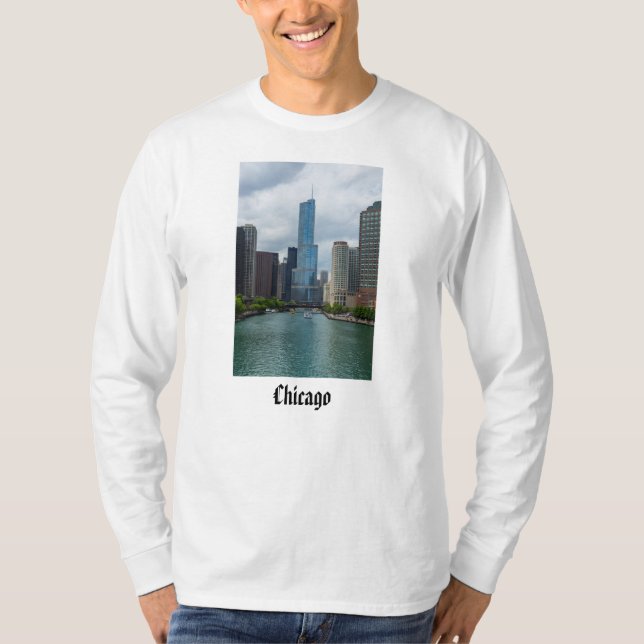 Trump Tower Chicago River T-Shirt (Front)