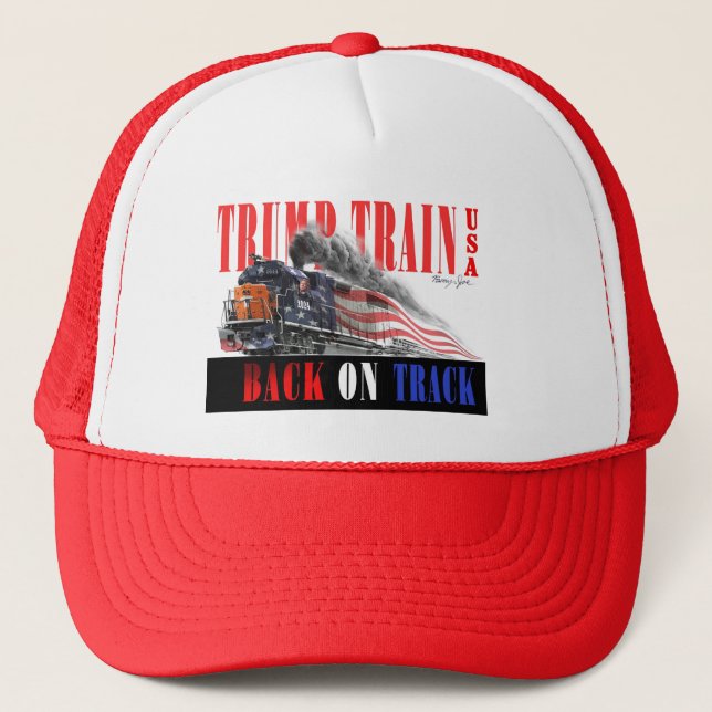 Trump Train 2024 - Back on Track - baseball cap (Front)