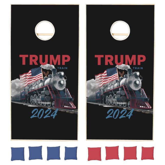 Trump Train 2024 Cornhole Set (Set)