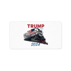 Trump Train 2024 Label