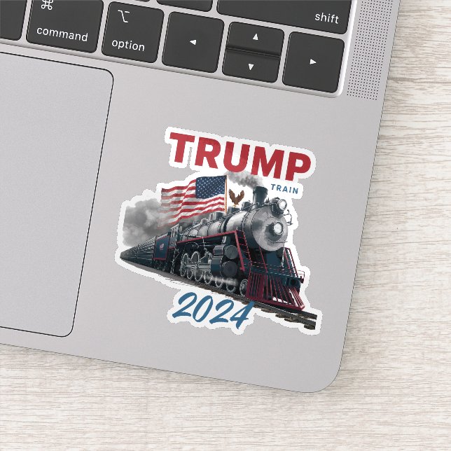 Trump Train 2024 Sticker (Detail)