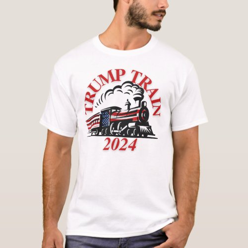 Trump Train 2024 T_Shirt