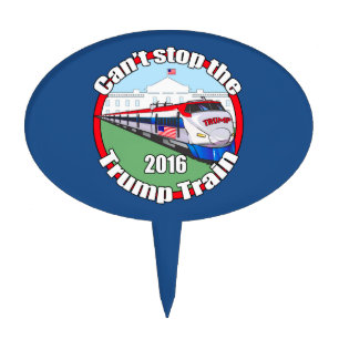 Trump Train 2 Cake Topper