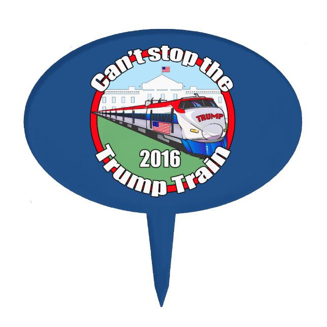 Trump Train 2 Cake Topper (Front)