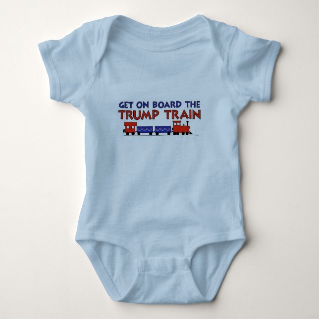 TRUMP TRAIN BABY BODYSUIT (Front)