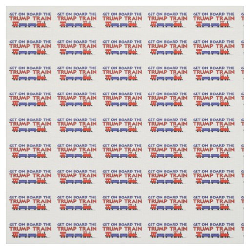 Trump Train Fabric