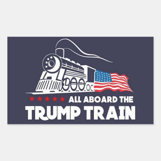 Trump Train Rectangular Sticker