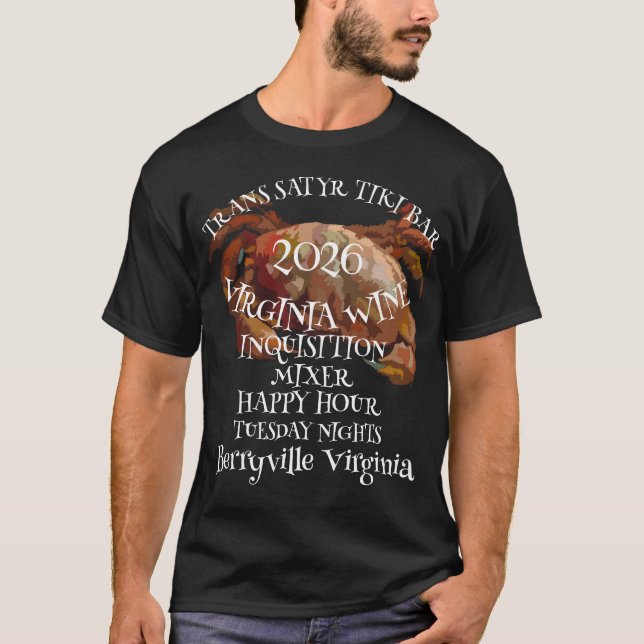 Trump TRANS SATYR TIKI Bar Happy HOUR T-Shirt (Front)