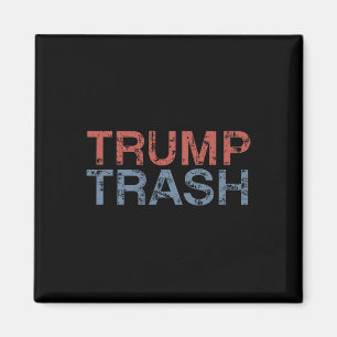 Trump Trash 2024 Retro Grunge Vintage Garbyge For Magnet