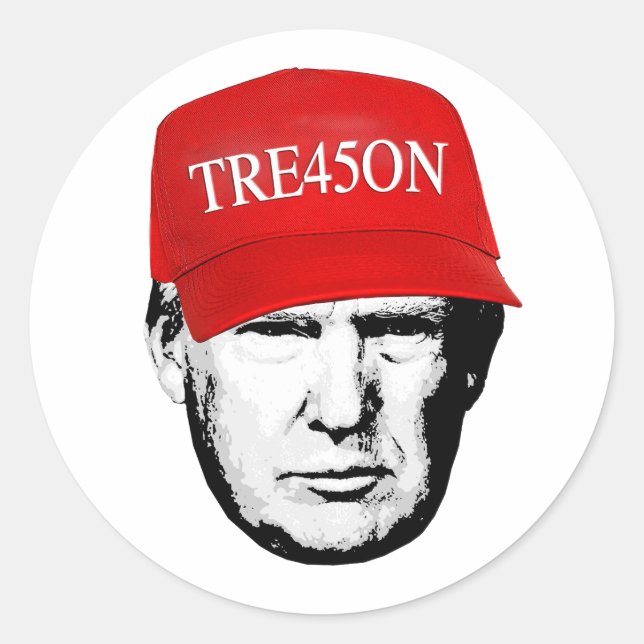 Trump Tre45on Classic Round Sticker (Front)