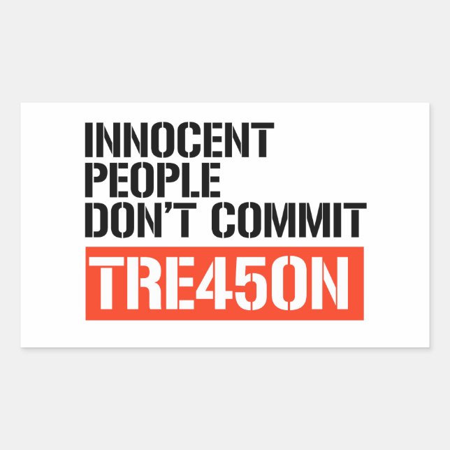 Trump TRE45ON Rectangular Sticker (Front)