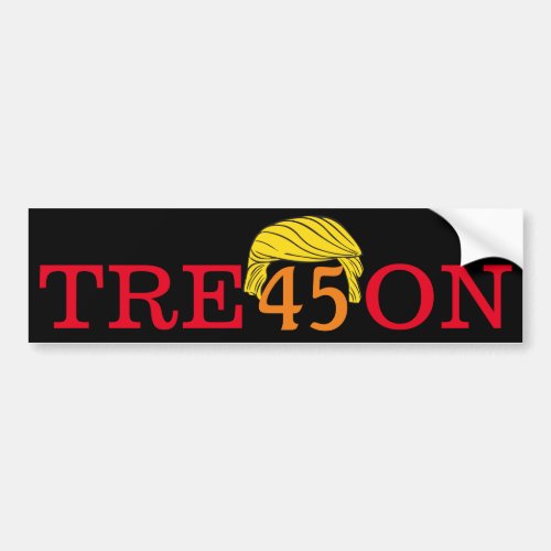 Trump Treason Bumper Sticker