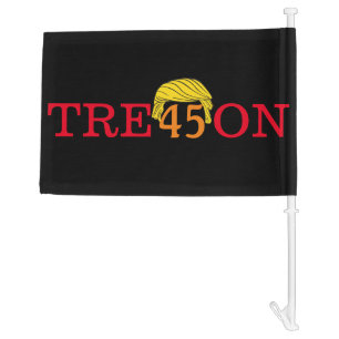 Trump Treason Car Flag