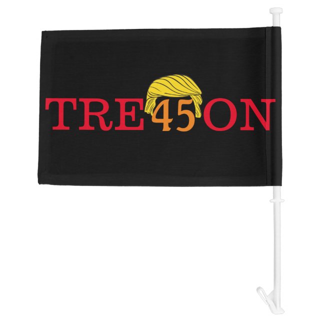 Trump Treason Car Flag (Back)