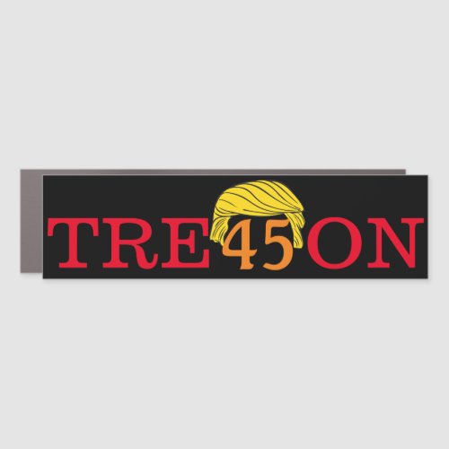 Trump Treason Car Magnet