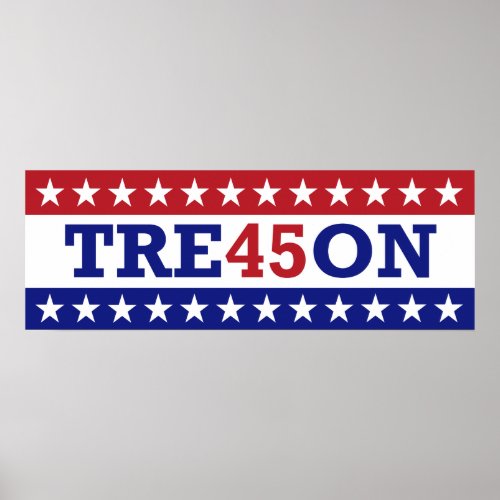 Trump Treason Poster _ TRE45ON