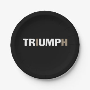 Trump Triumph 47th US President Paper Plates