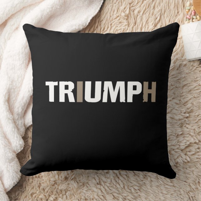 Trump Triumph 47th US President Throw Pillow (Blanket)
