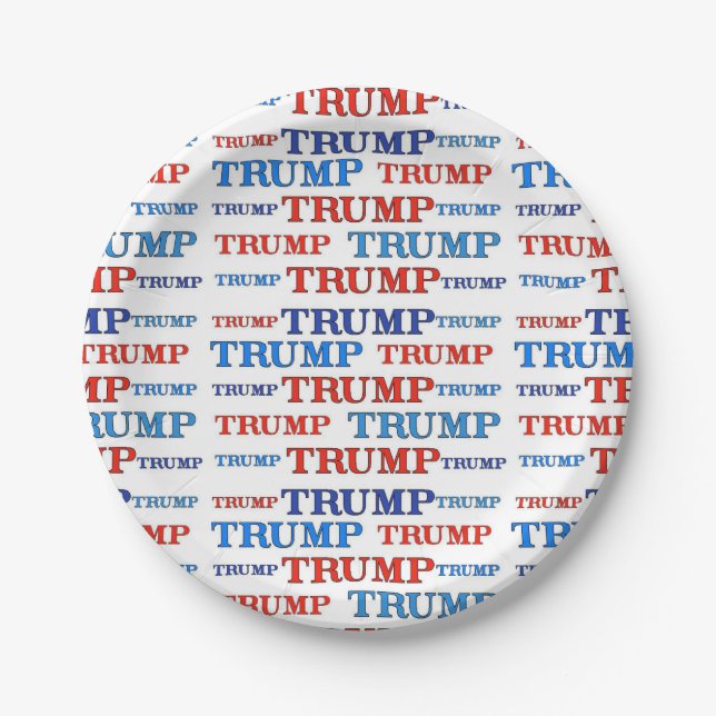 Trump Trump Paper Plates (Front)