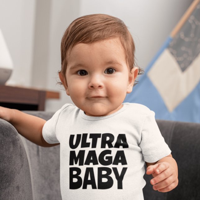TRUMP ULTRA MAGA BABY JUMPSUIT ONE PEICE BODYSUIT (Creator Uploaded)