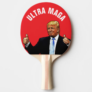 TRUMP ULTRA MAGA Ping Pong Paddle