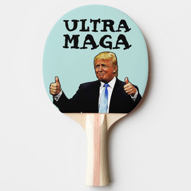 TRUMP ULTRA MAGA PING PONG PADDLE (Front)