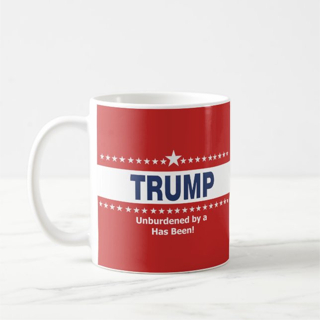 Trump Unburdened by a Has Been Mug (Left)