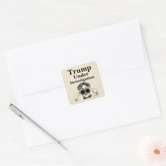 Trump Under Investigation Sticker (Envelope)
