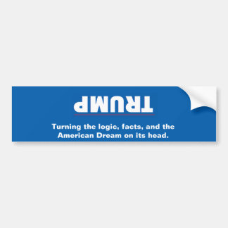 Trump Upside Down Bumper Sticker
