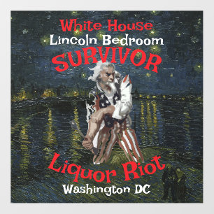 Trump Urine Party Putin Pee Republican White House Wall Decal