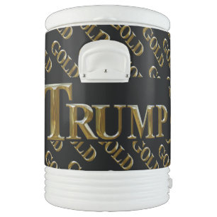 TRUMP USA  GOLD  BEVERAGE COOLER