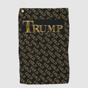 TRUMP USA  GOLD  GOLF TOWEL