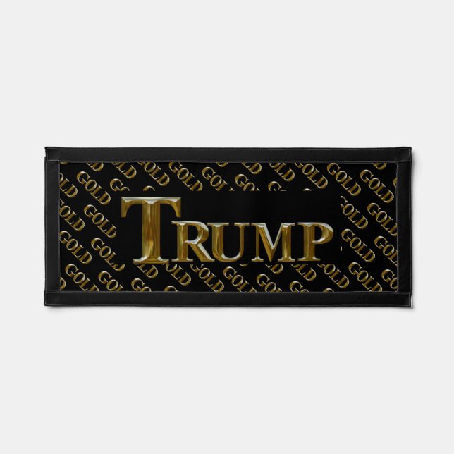 TRUMP USA  GOLD  PENNANT (Front)