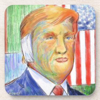 Trump Van Gogh Beverage Coaster