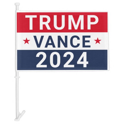 Trump Vance 2024 _ 2024 Republican Election Car Flag