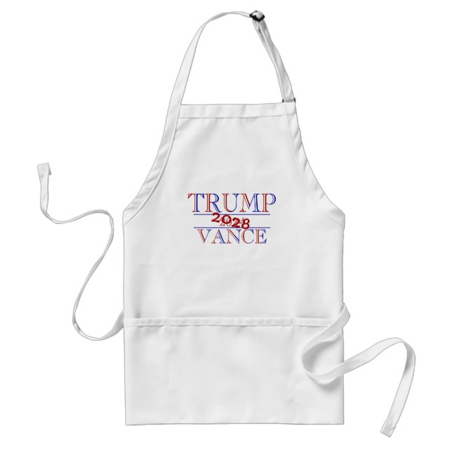 Trump Vance 2024 - 2028? Adult Apron (Front)