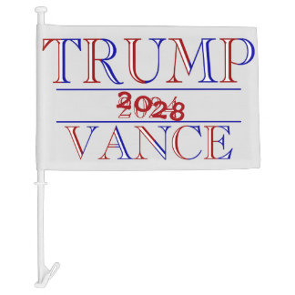 Trump Vance 2024 - 2028 Car Flag