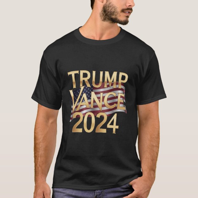 Trump Vance 2024: A Bold Vision for America T-Shirt (Front)
