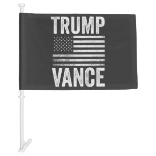 Trump Vance 2024 American Election Patriotic Car Flag