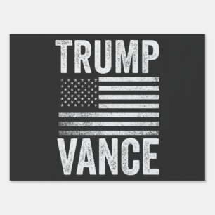 Trump Vance 2024 American Election Patriotic Sign