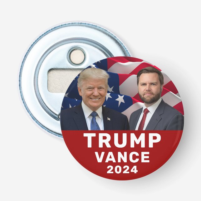 Trump Vance 2024  Bottle Opener (Front)