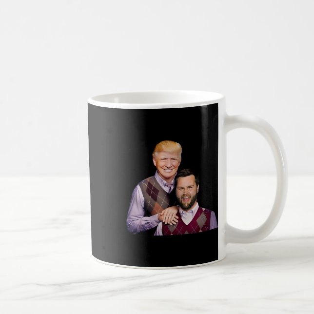 Trump Vance 2024 Brothers Funny Parody Trump J.d.  Coffee Mug (Right)