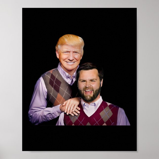 Trump Vance 2024 Brothers Funny Parody Trump J.d.  Poster (Front)