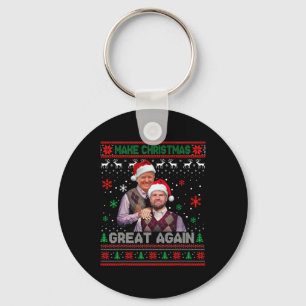 Trump Vance 2024 Brothers Funny Parody Trump Vance Keychain