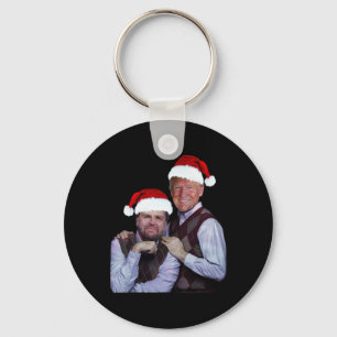 Trump Vance 2024 Brothers Santa Funny Trump Vance Keychain